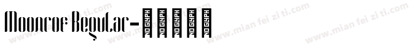 Moonrof Regular字体转换